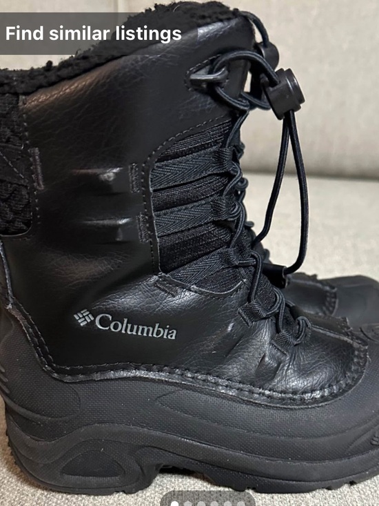 Columbia Other - Columbia Kids Black Insulated Lace-Top Snow Boots